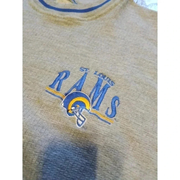 Vintage St Louis Rams Sweater Legends Athletic Men's Medium - Picture 3 of 11
